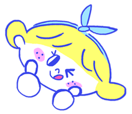 Cheerful freckle sticker #6101548