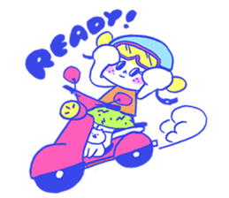 Cheerful freckle sticker #6101552