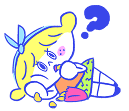 Cheerful freckle sticker #6101556