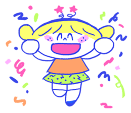 Cheerful freckle sticker #6101558