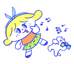 Cheerful freckle sticker #6101559