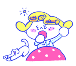 Cheerful freckle sticker #6101563