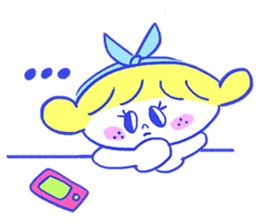 Cheerful freckle sticker #6101565