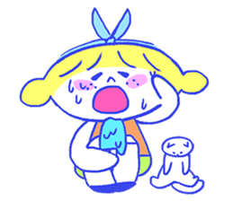 Cheerful freckle sticker #6101566