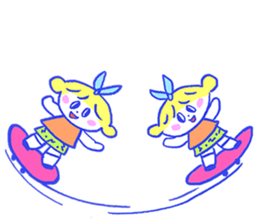 Cheerful freckle sticker #6101571