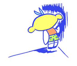 Cheerful freckle sticker #6101573