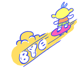 Cheerful freckle sticker #6101575