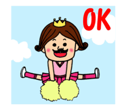 Dancing reaction king sticker #6101630