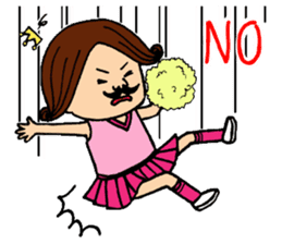 Dancing reaction king sticker #6101631