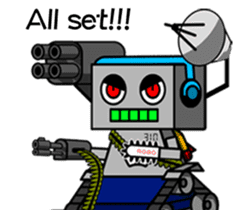 Robotrobot English sticker #6101686