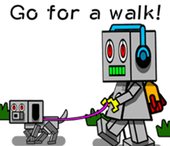 Robotrobot English sticker #6101688