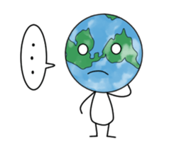 The Blue Earth 01 sticker #6102176