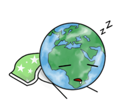 The Blue Earth 01 sticker #6102177