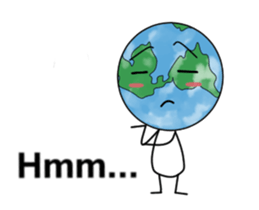 The Blue Earth 01 sticker #6102178