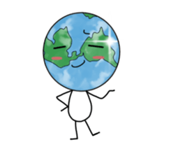 The Blue Earth 01 sticker #6102180