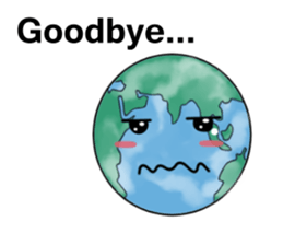 The Blue Earth 01 sticker #6102183