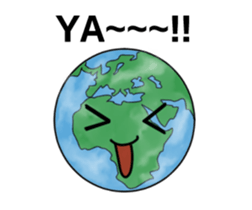 The Blue Earth 01 sticker #6102187