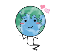 The Blue Earth 01 sticker #6102190