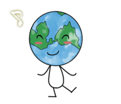 The Blue Earth 01 sticker #6102191