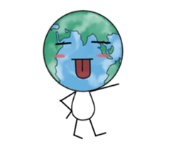 The Blue Earth 01 sticker #6102192