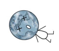 The Blue Earth 01 sticker #6102193