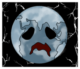 The Blue Earth 01 sticker #6102195