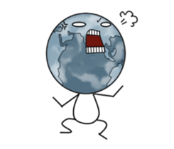 The Blue Earth 01 sticker #6102196