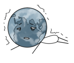 The Blue Earth 01 sticker #6102197