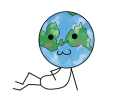 The Blue Earth 01 sticker #6102202