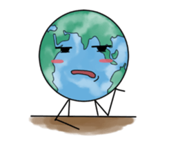 The Blue Earth 01 sticker #6102209