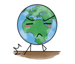 The Blue Earth 01 sticker #6102211