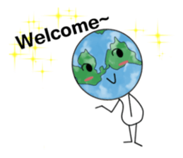 The Blue Earth 01 sticker #6102215