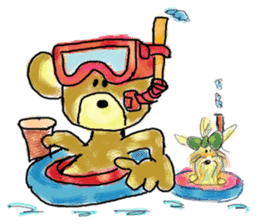 Rossy the Bear & Yorkie Coco II (Eng) sticker #6102699