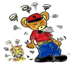 Rossy the Bear & Yorkie Coco II (Eng) sticker #6102703