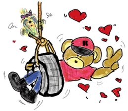 Rossy the Bear & Yorkie Coco II (Eng) sticker #6102706