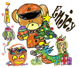 Rossy the Bear & Yorkie Coco II (Eng) sticker #6102709