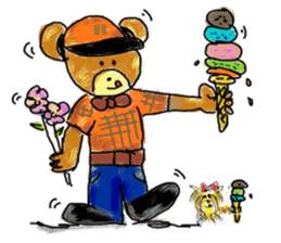 Rossy the Bear & Yorkie Coco II (Eng) sticker #6102712