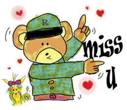 Rossy the Bear & Yorkie Coco II (Eng) sticker #6102718