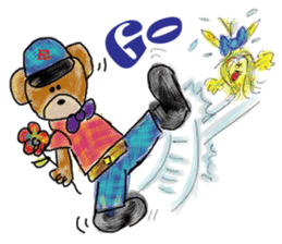 Rossy the Bear & Yorkie Coco II (Eng) sticker #6102726