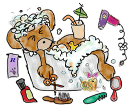 Rossy the Bear & Yorkie Coco II (Eng) sticker #6102734