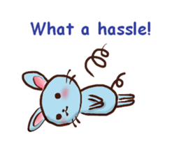 Lazy animals (English) sticker #6103080