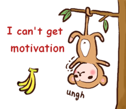 Lazy animals (English) sticker #6103082