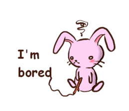 Lazy animals (English) sticker #6103083