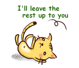 Lazy animals (English) sticker #6103092