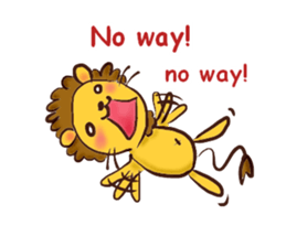 Lazy animals (English) sticker #6103093