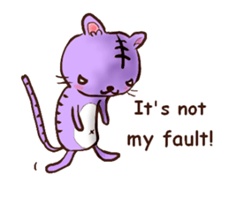 Lazy animals (English) sticker #6103094