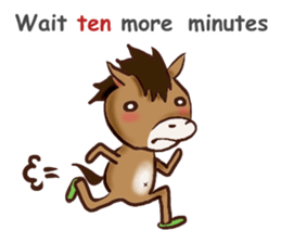 Lazy animals (English) sticker #6103101