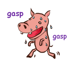 Lazy animals (English) sticker #6103111