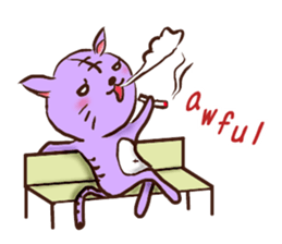 Lazy animals (English) sticker #6103115