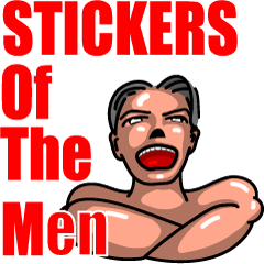 Stickers of the men
